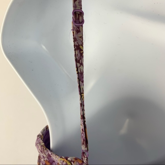 Decode 1.8 Lavendar Floral Print Spaghetti Strap 100% Silk Dress - Picture 10 of 15
